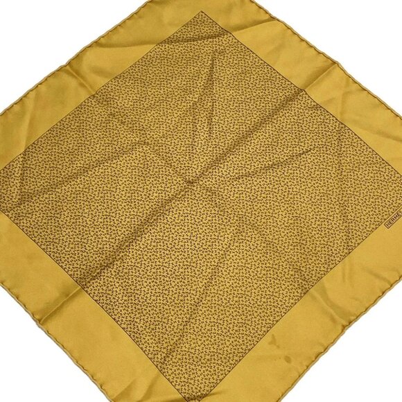 Auth HERMES Petit Carre - Orange Brown Scarf - Picture 1 of 4